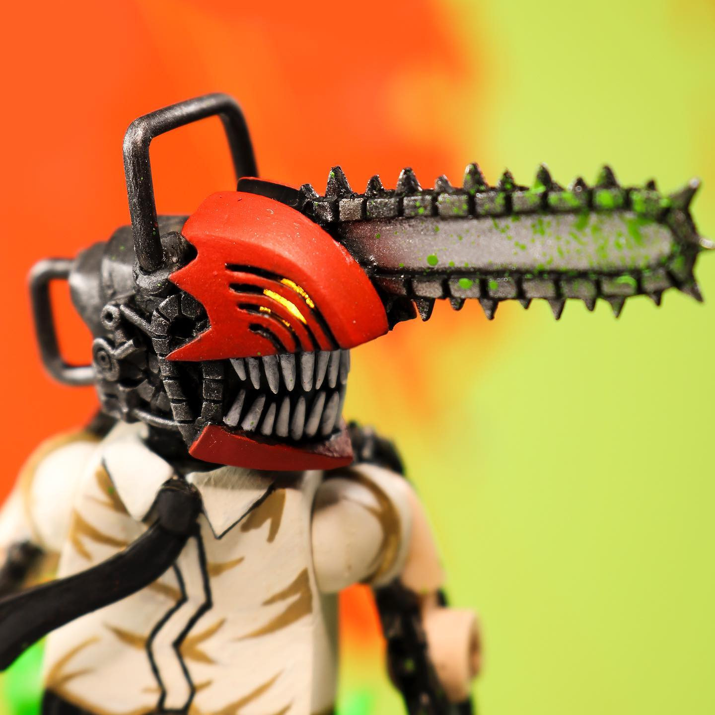 Lego Chainsaw Man Anime Custom Minifigure